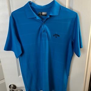 Callaway Dri-fit Golf Polo Light Blue - Small